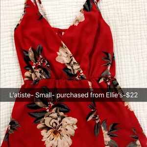 L’atiste women’s romper Small